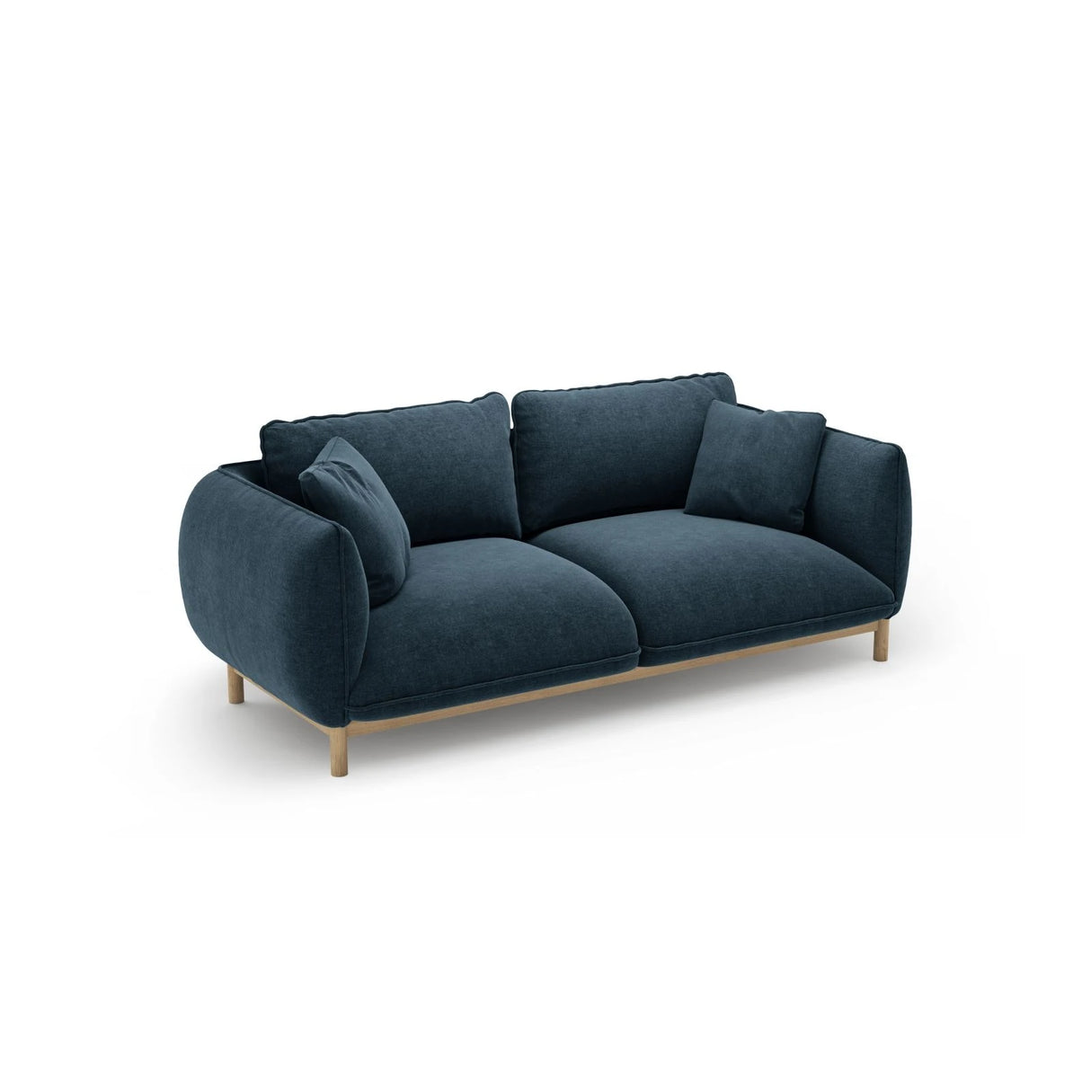 Ada 2-Sitzer Sofa aus Strukturierter Stoff (Wind 77) in Marineblau, 178x101 cm – Bild 5