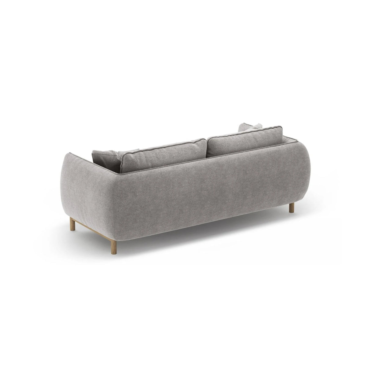 Ada 2-Sitzer Sofa aus Strukturierter Stoff (Wind 84) in Hellgrau, 178x101 cm – Bild 4