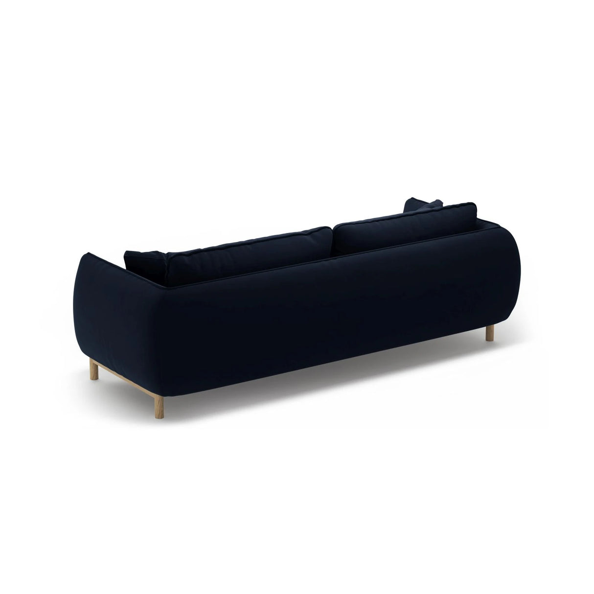Ada 3-Sitzer Sofa aus Samt (Casino Deep Blue) in Königsblau, 208x101 cm – Bild 4