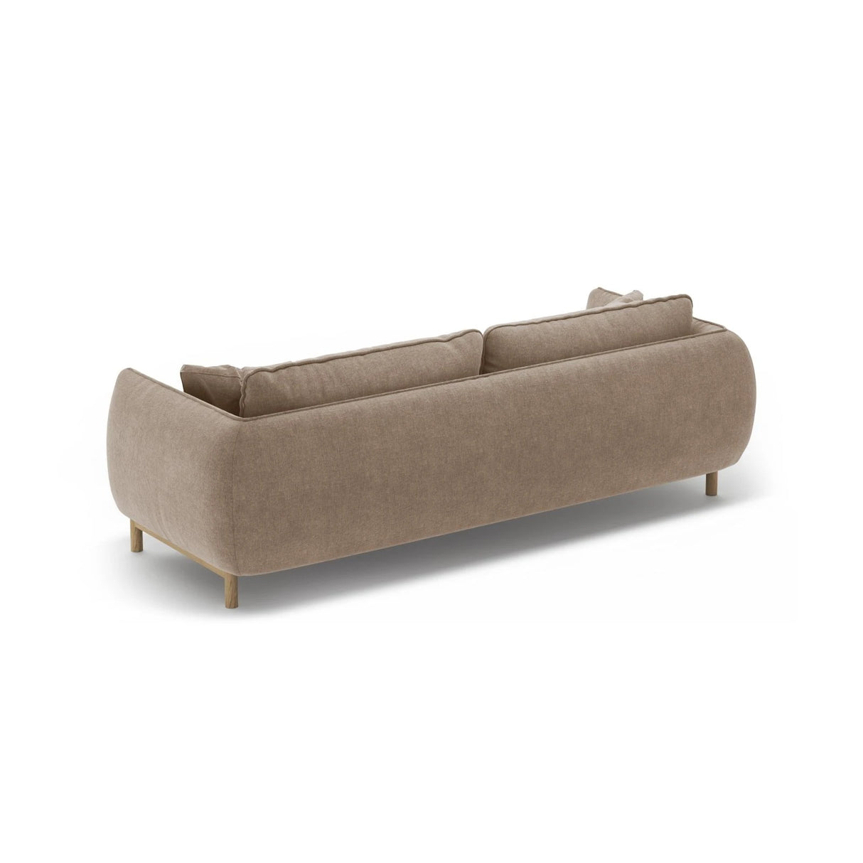 Ada 3-Sitzer Sofa aus Strukturierter Stoff (Wind 11) in Sand, 208x101 cm – Bild 4