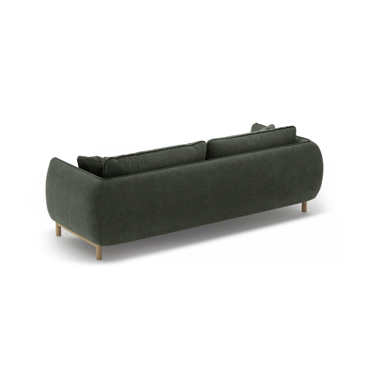 Ada 3-Sitzer Sofa aus Strukturierter Stoff (Wind 75) in Moosgrün, 208x101 cm – Bild 4