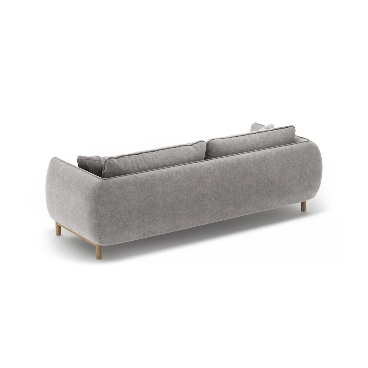 Ada 3-Sitzer Sofa aus Strukturierter Stoff (Wind 84) in Hellgrau, 208x101 cm – Bild 4