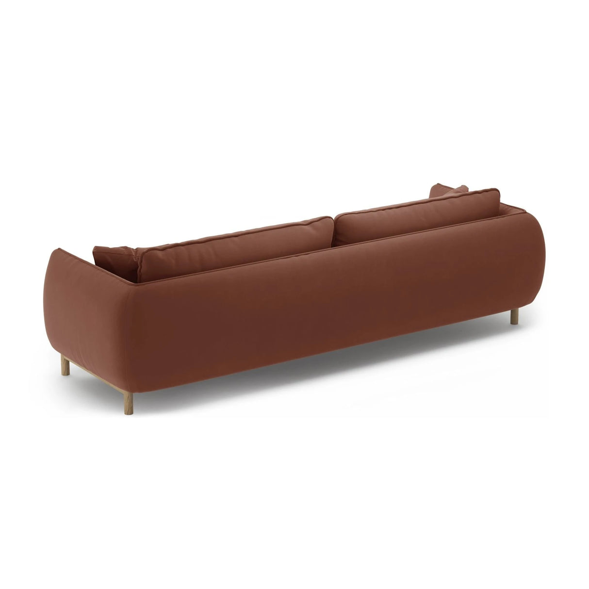 Ada 4-Sitzer Sofa aus Samt (Casino Cuoio) in Cuoio, 248x101 cm – Bild 4