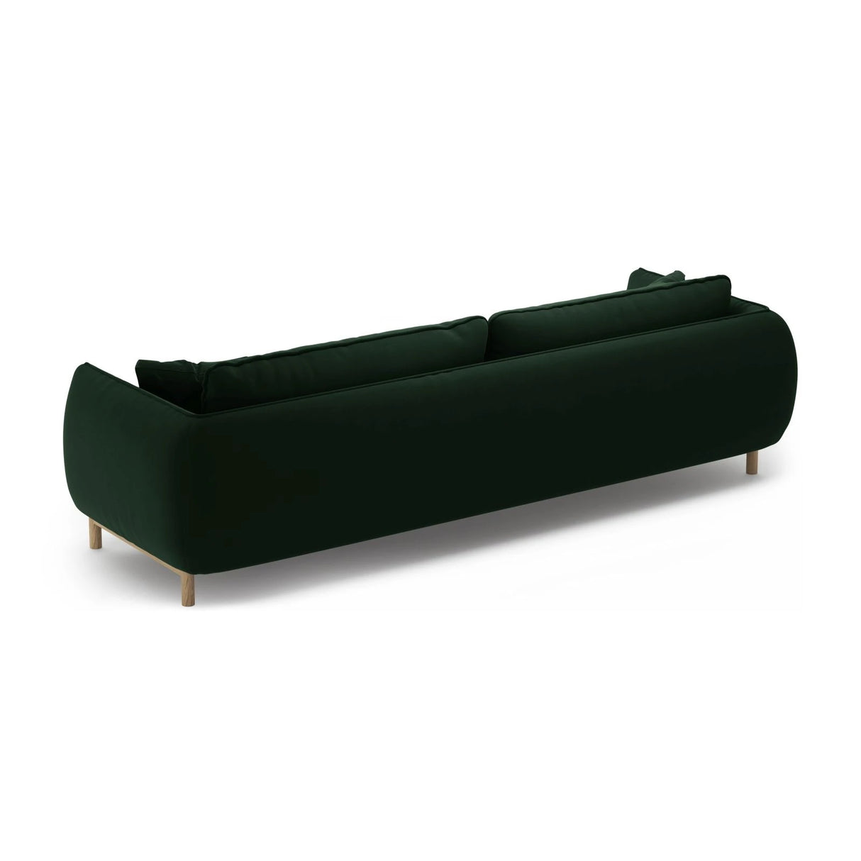 Ada 4-Sitzer Sofa aus Samt (Casino Deep Green) in Flaschengrün, 248x101 cm – Bild 4
