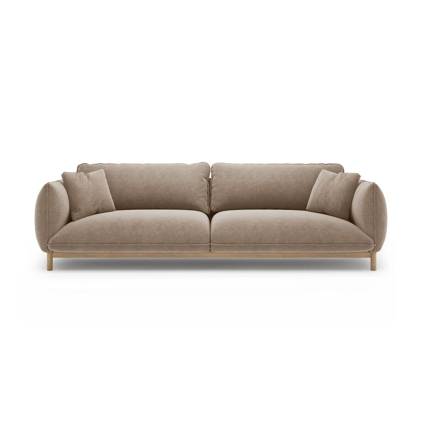 Ada 4-Sitzer Sofa aus Strukturierter Stoff (Wind 11) in Sand, 248x101 cm – Bild 1