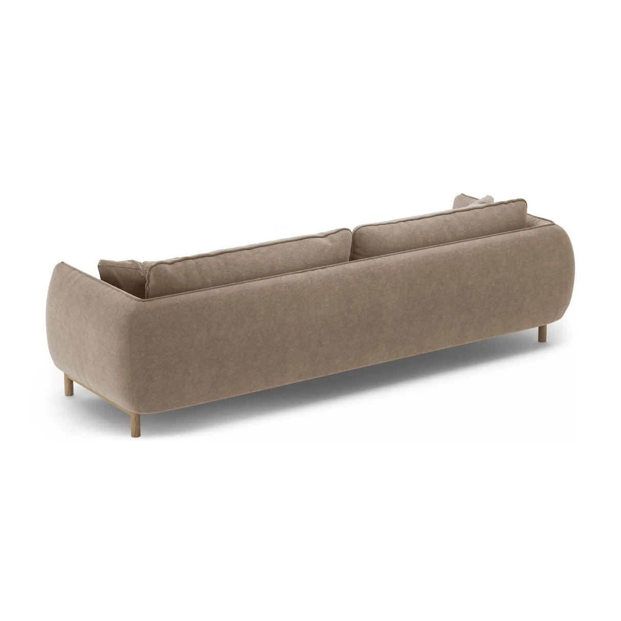Ada 4-Sitzer Sofa aus Strukturierter Stoff (Wind 11) in Sand, 248x101 cm – Bild 4