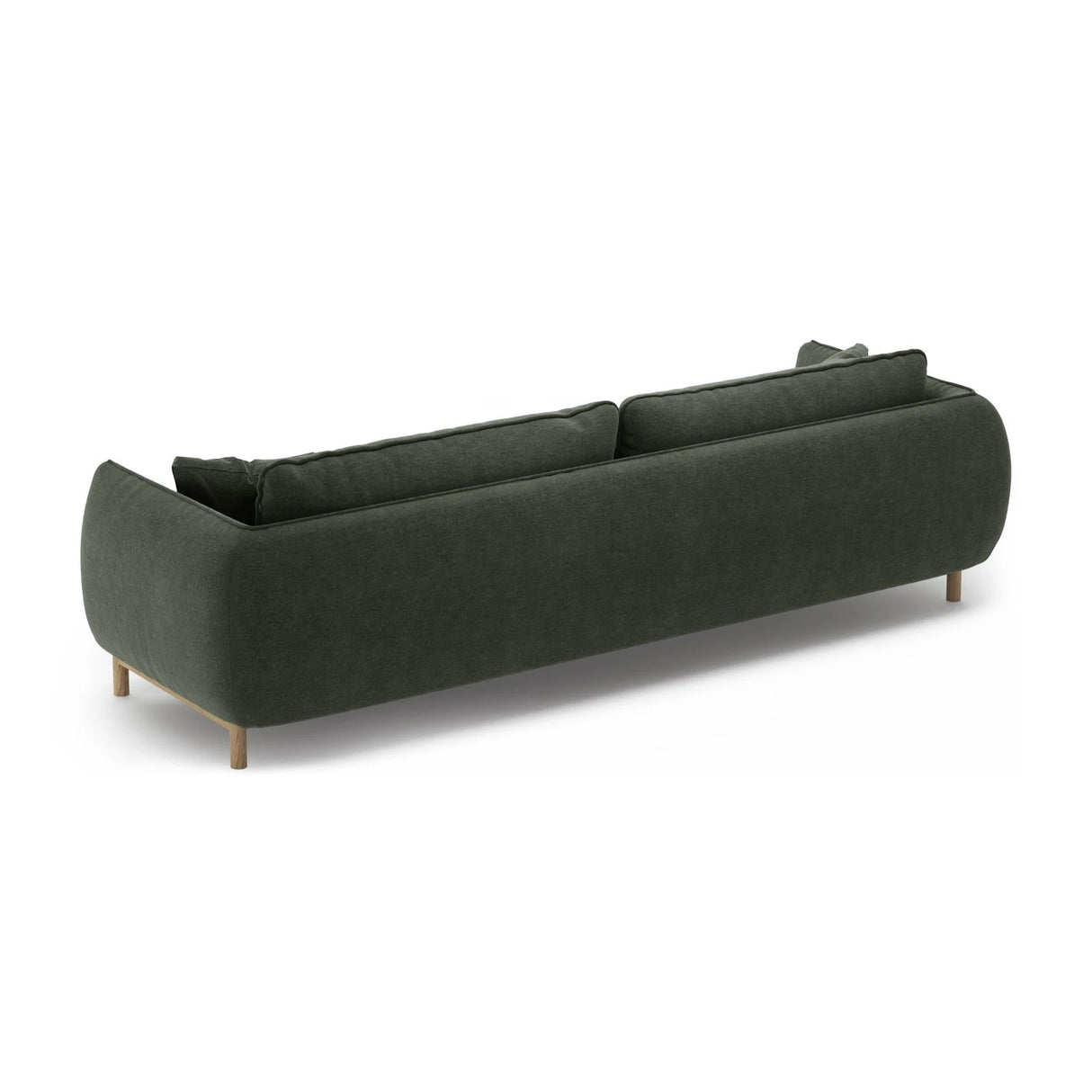 Ada 4-Sitzer Sofa aus Strukturierter Stoff (Wind 75) in Moosgrün, 248x101 cm – Bild 4