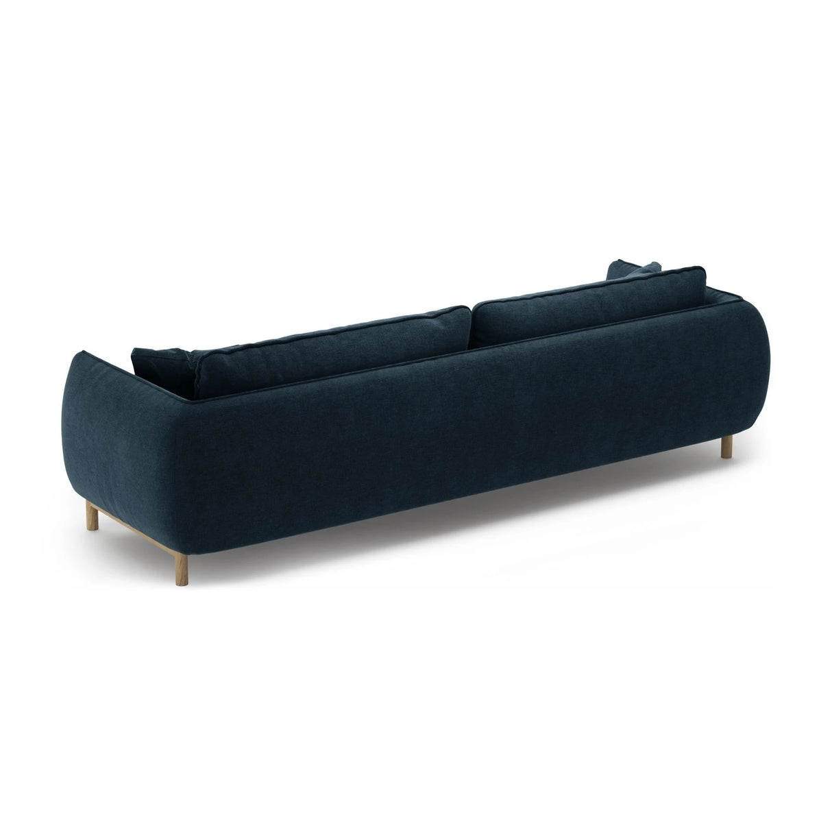 Ada 4-Sitzer Sofa aus Strukturierter Stoff (Wind 77) in Marineblau, 248x101 cm – Bild 4