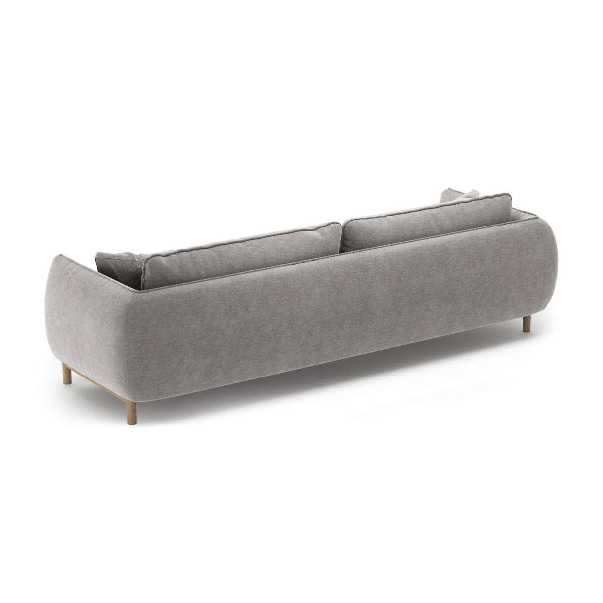 Ada 4-Sitzer Sofa aus Strukturierter Stoff (Wind 84) in Hellgrau, 248x101 cm – Bild 4