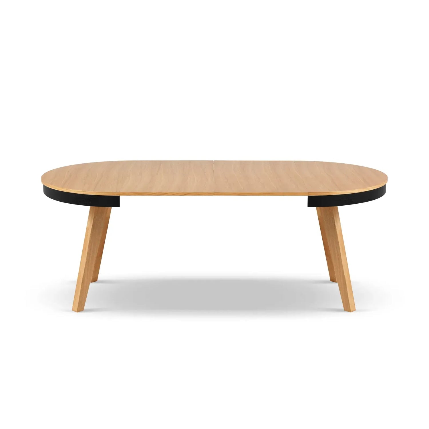 Ausziehbarer Tisch Ludia aus Eichenfurnier und Eiche, 100-200 cm - ZEN ZONE Furniture