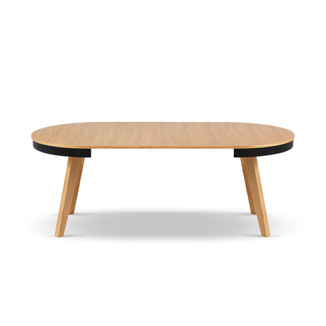 Ausziehbarer Tisch Ludia aus Eichenfurnier und Eiche, 100-200 cm - ZEN ZONE Furniture