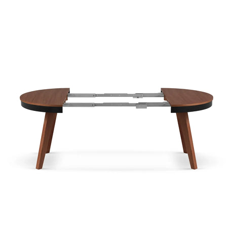 Ausziehbarer Tisch Ludia aus Eichenfurnier und Eiche, 100-200 cm - ZEN ZONE Furniture