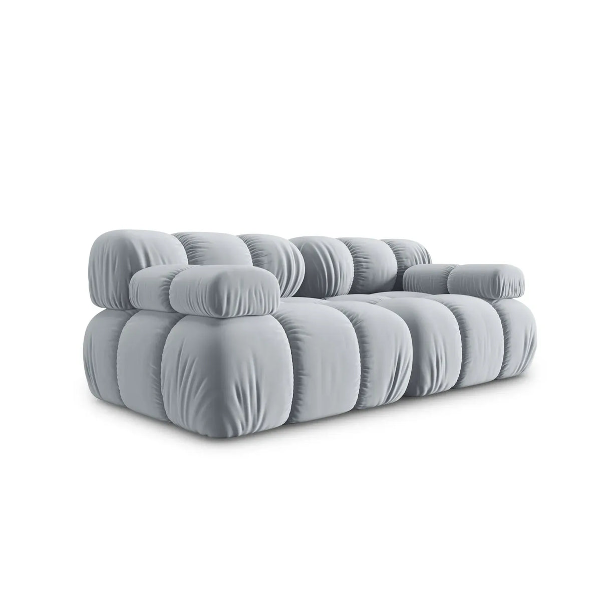Bellis Modulares 2-Sitzer Sofa 188 cm mit Samtbezug oder 3D-Stoff - ZEN ZONE Furniture