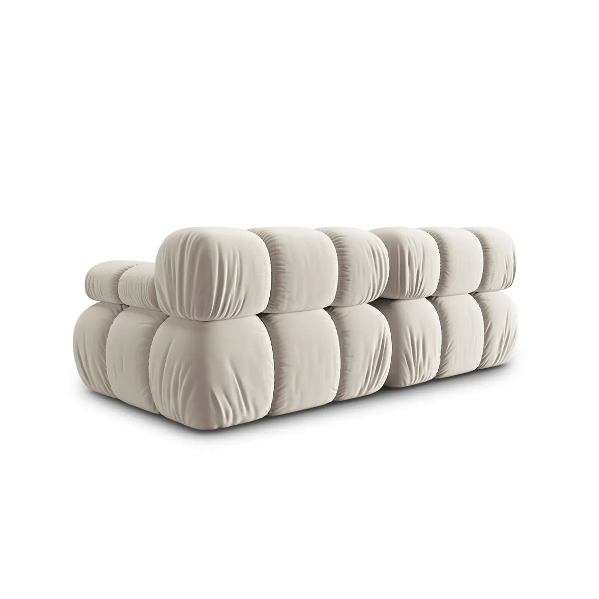 Bellis Modulares 2-Sitzer Sofa 188 cm mit Samtbezug oder 3D-Stoff - ZEN ZONE Furniture