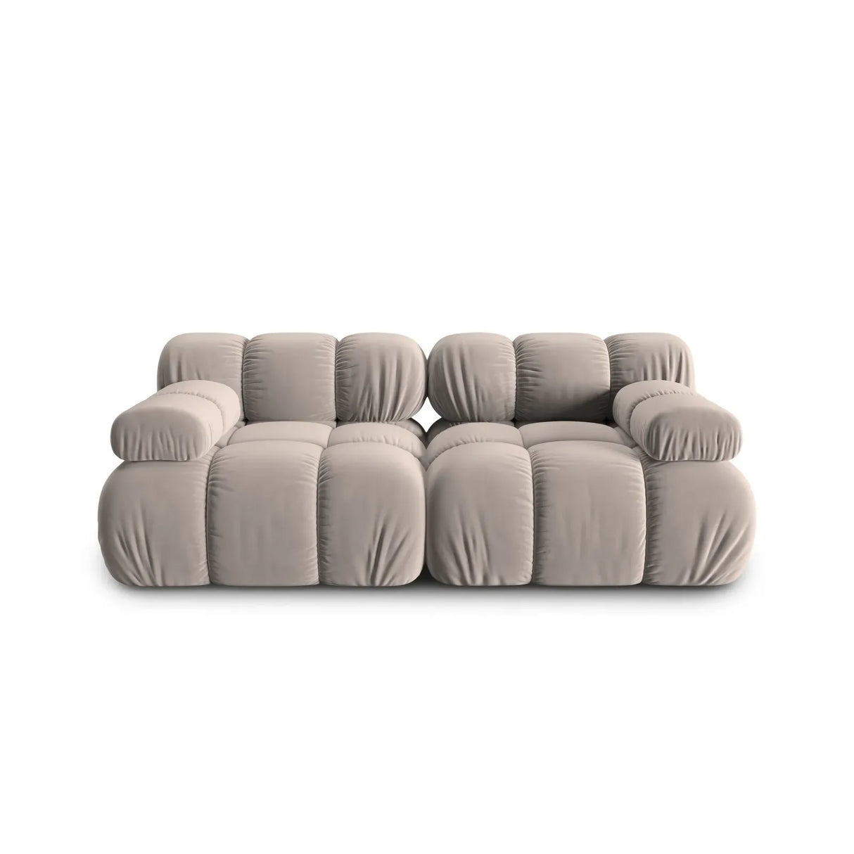 Bellis Modulares 2-Sitzer Sofa 188 cm mit Samtbezug oder 3D-Stoff - ZEN ZONE Furniture