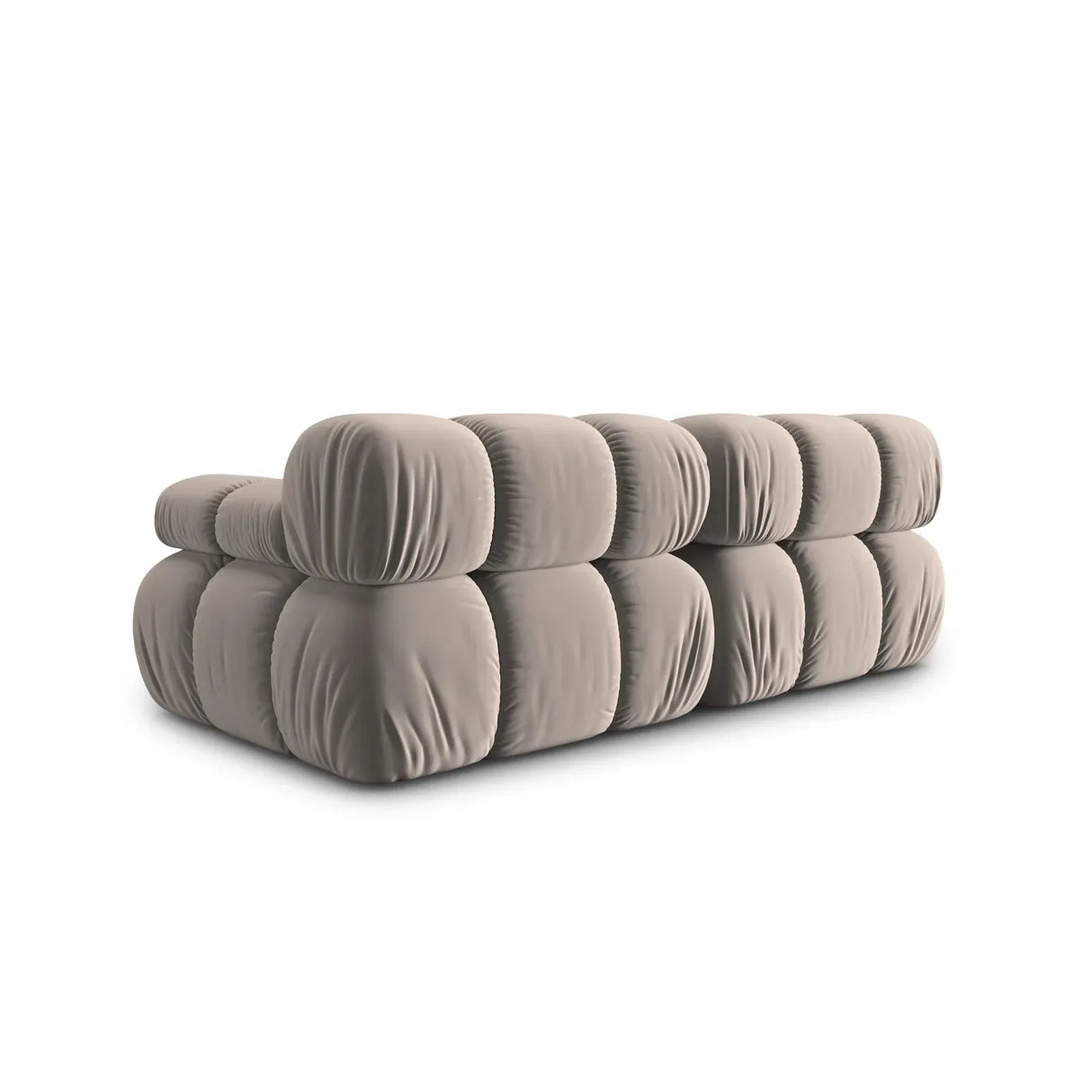 Bellis Modulares 2-Sitzer Sofa 188 cm mit Samtbezug oder 3D-Stoff - ZEN ZONE Furniture