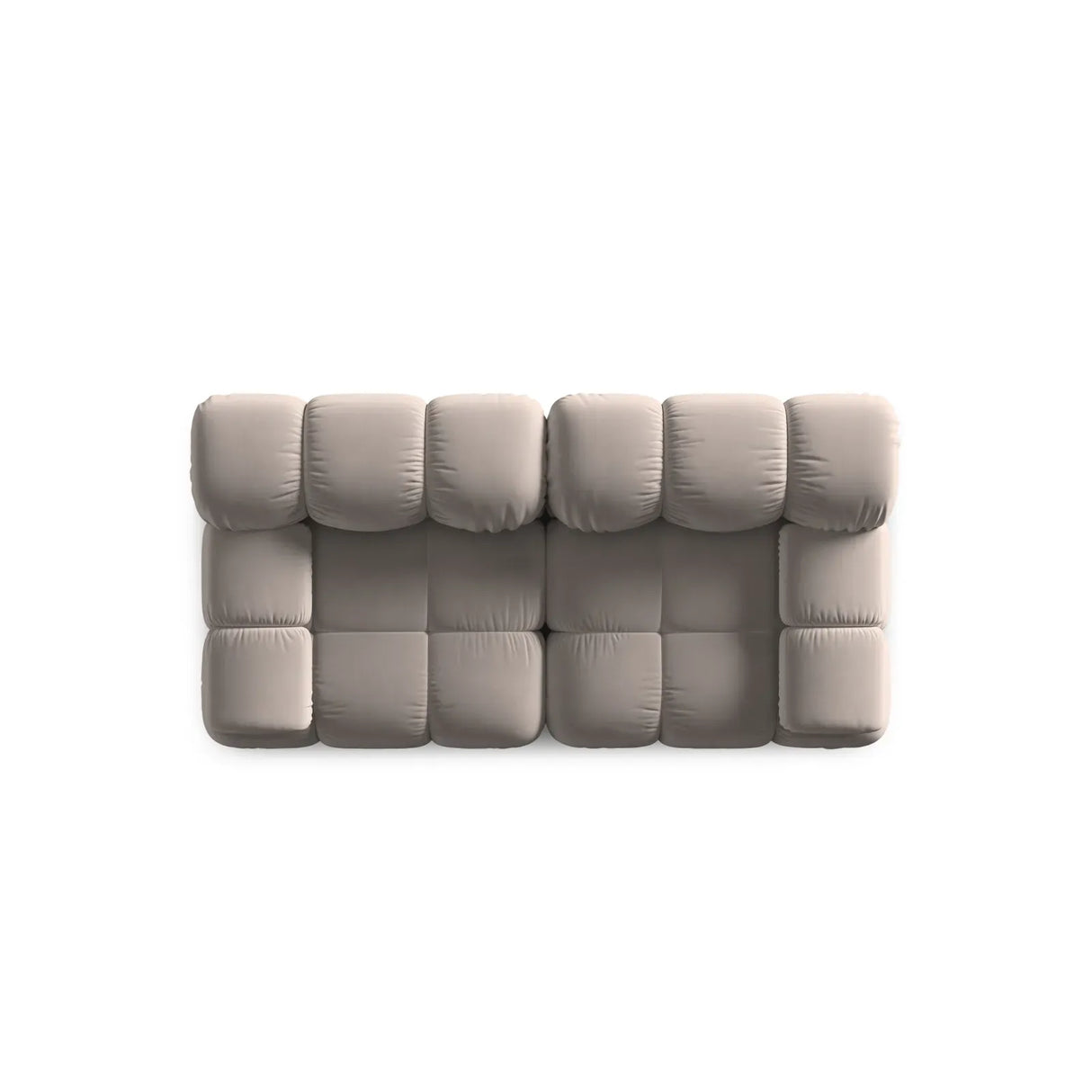 Bellis Modulares 2-Sitzer Sofa 188 cm mit Samtbezug oder 3D-Stoff - ZEN ZONE Furniture