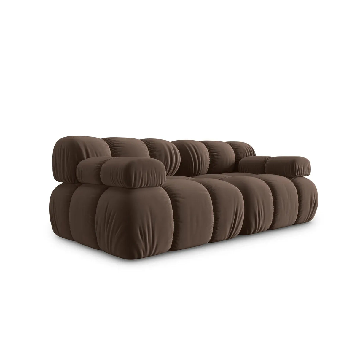 Bellis Modulares 2-Sitzer Sofa 188 cm mit Samtbezug oder 3D-Stoff - ZEN ZONE Furniture