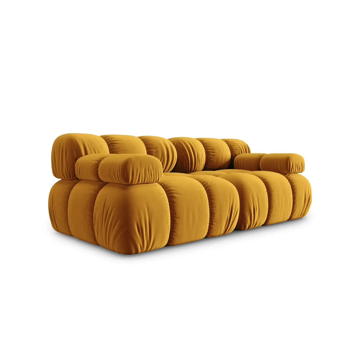 Bellis Modulares 2-Sitzer Sofa 188 cm mit Samtbezug oder 3D-Stoff - ZEN ZONE Furniture