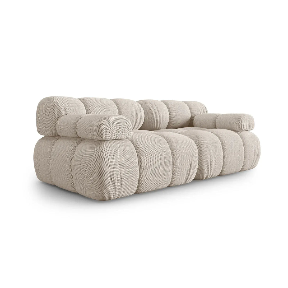 Bellis Modulares 2-Sitzer Sofa 188 cm mit Samtbezug oder 3D-Stoff - ZEN ZONE Furniture