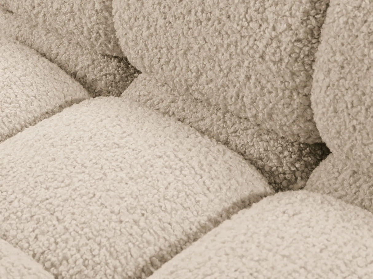 Bellis Modulares 3-Sitzer Sofa mit Pouf Links mit Boucle-Polsterung 282 cm – Bild 5