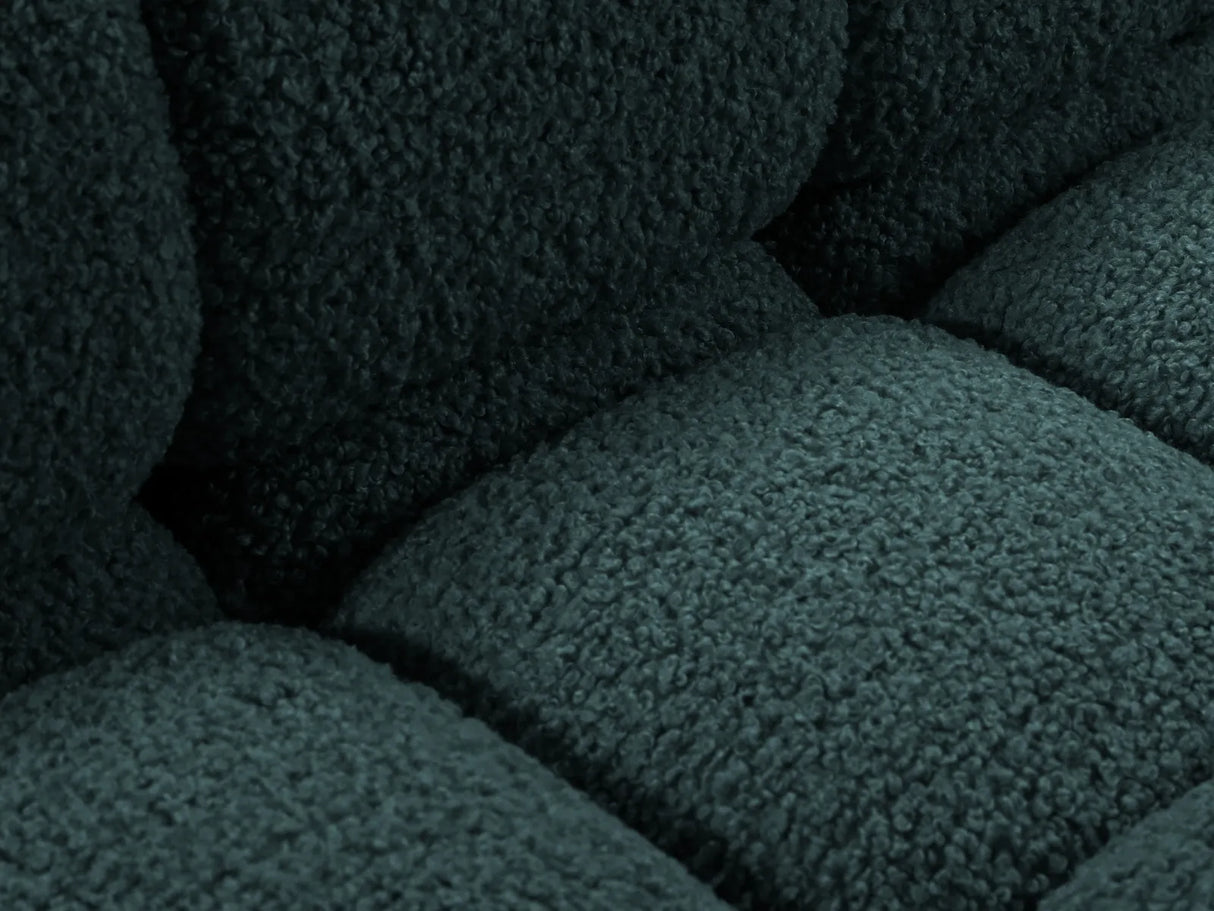 Bellis Modulares 3-Sitzer Sofa mit Pouf Rechts 282 cm mit Boucle-Polsterung (Rolf17) in Petrol – Bild 5