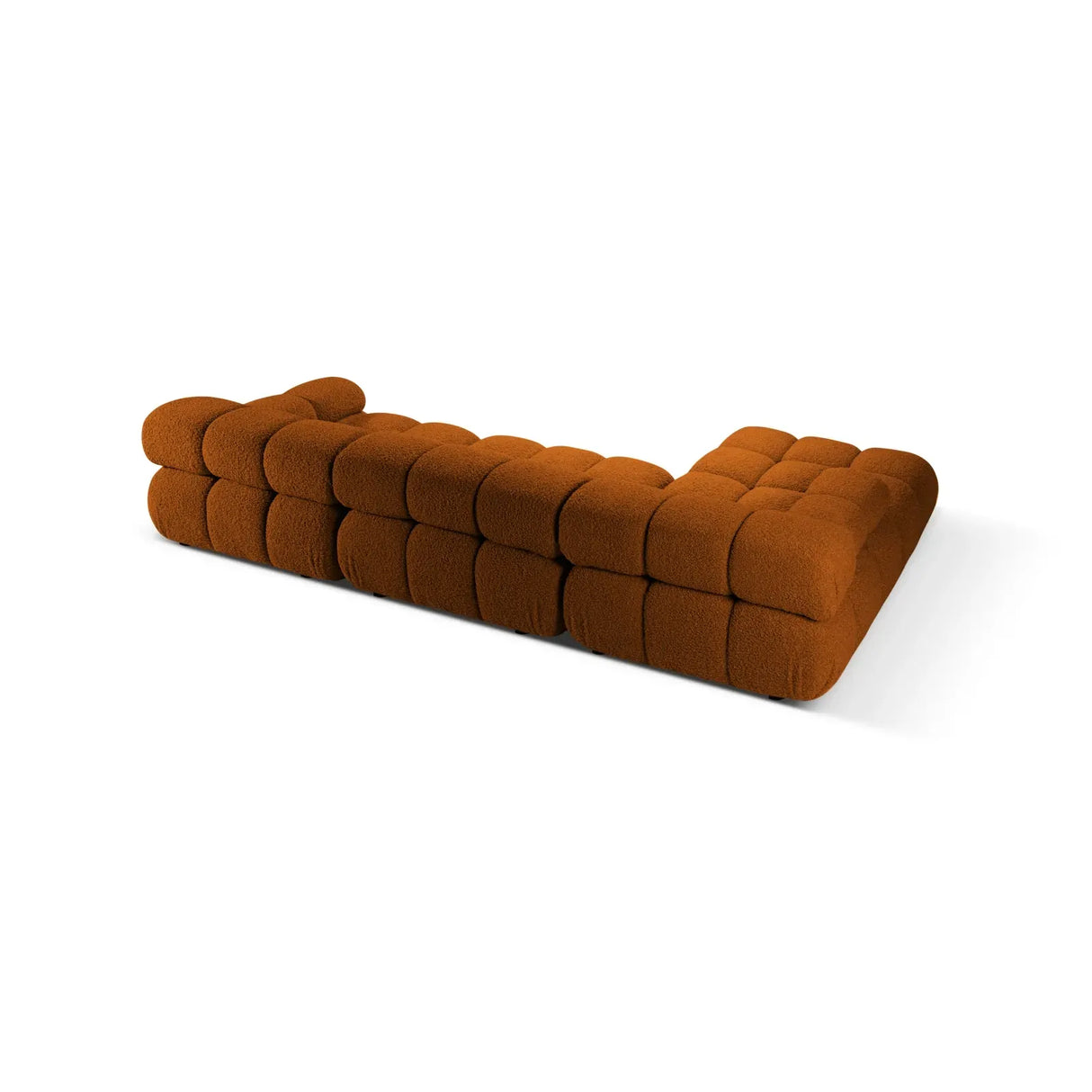 Bellis Modulares 4-Sitzer Sofa Chaise Longue Links 282 cm mit Boucle-Polsterung - ZEN ZONE Furniture