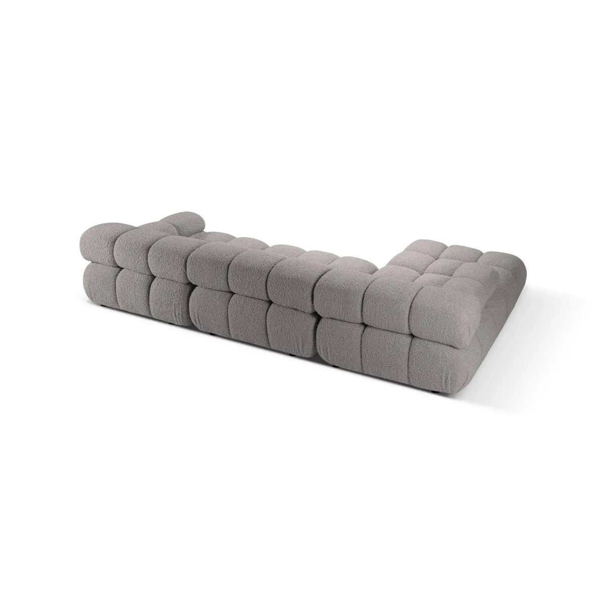 Bellis Modulares 4-Sitzer Sofa Chaise Longue Links 282 cm mit Boucle-Polsterung - ZEN ZONE Furniture