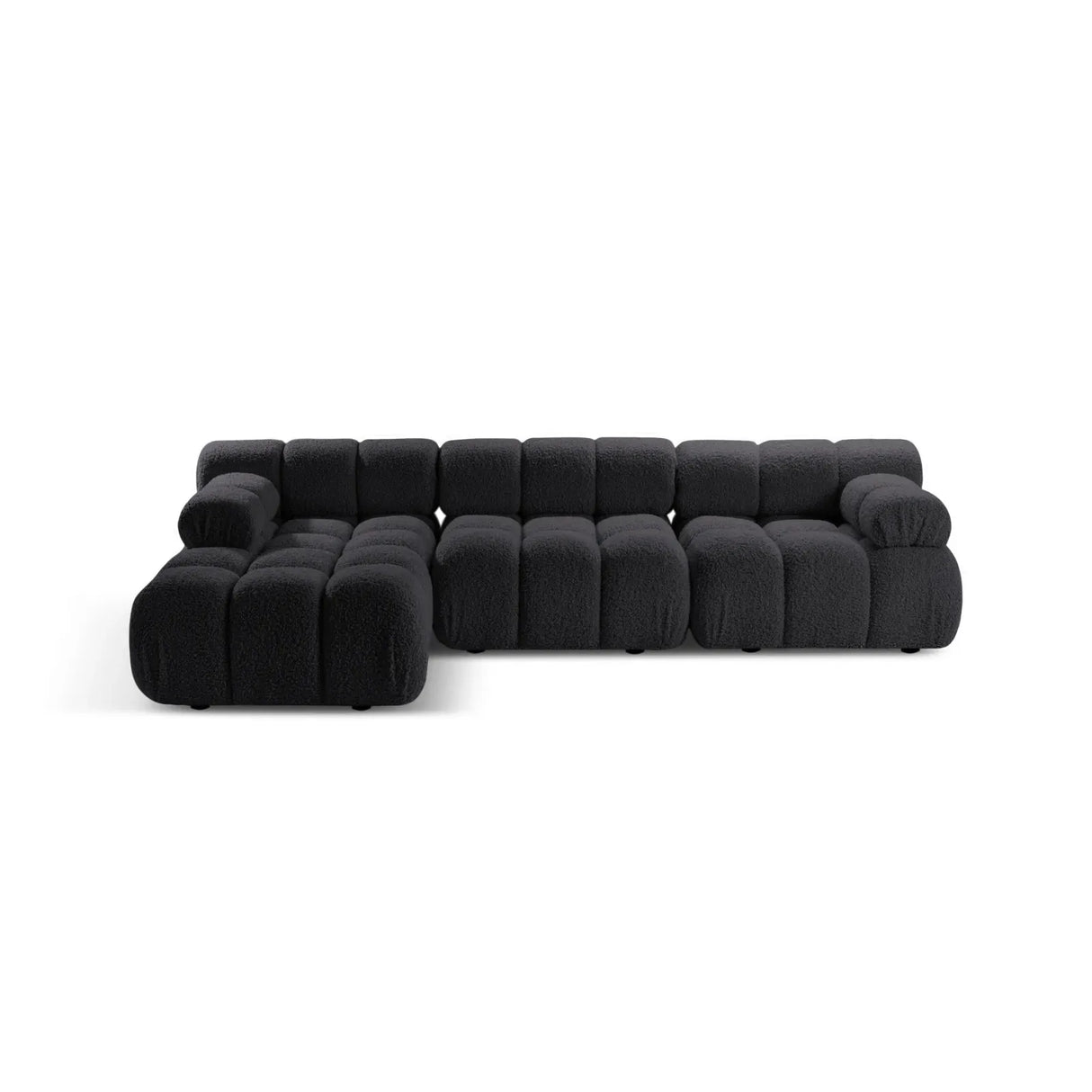 Bellis Modulares 4-Sitzer Sofa Chaise Longue Links 282 cm mit Boucle-Polsterung - ZEN ZONE Furniture