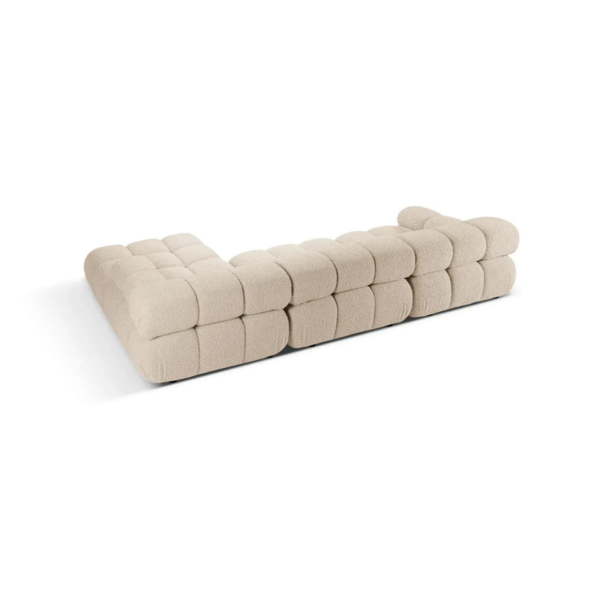 Bellis Modulares 4-Sitzer Sofa Chaise Longue Rechts 282 cm mit Boucle-Polsterung - ZEN ZONE Furniture