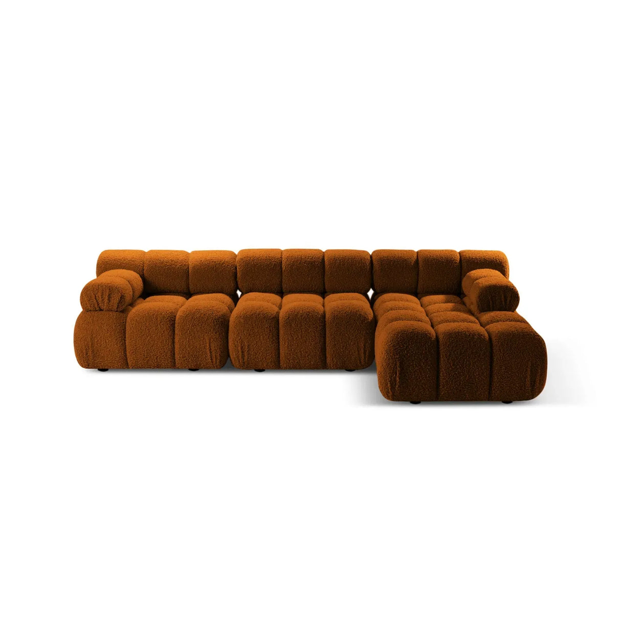 Bellis Modulares 4-Sitzer Sofa Chaise Longue Rechts 282 cm mit Boucle-Polsterung - ZEN ZONE Furniture