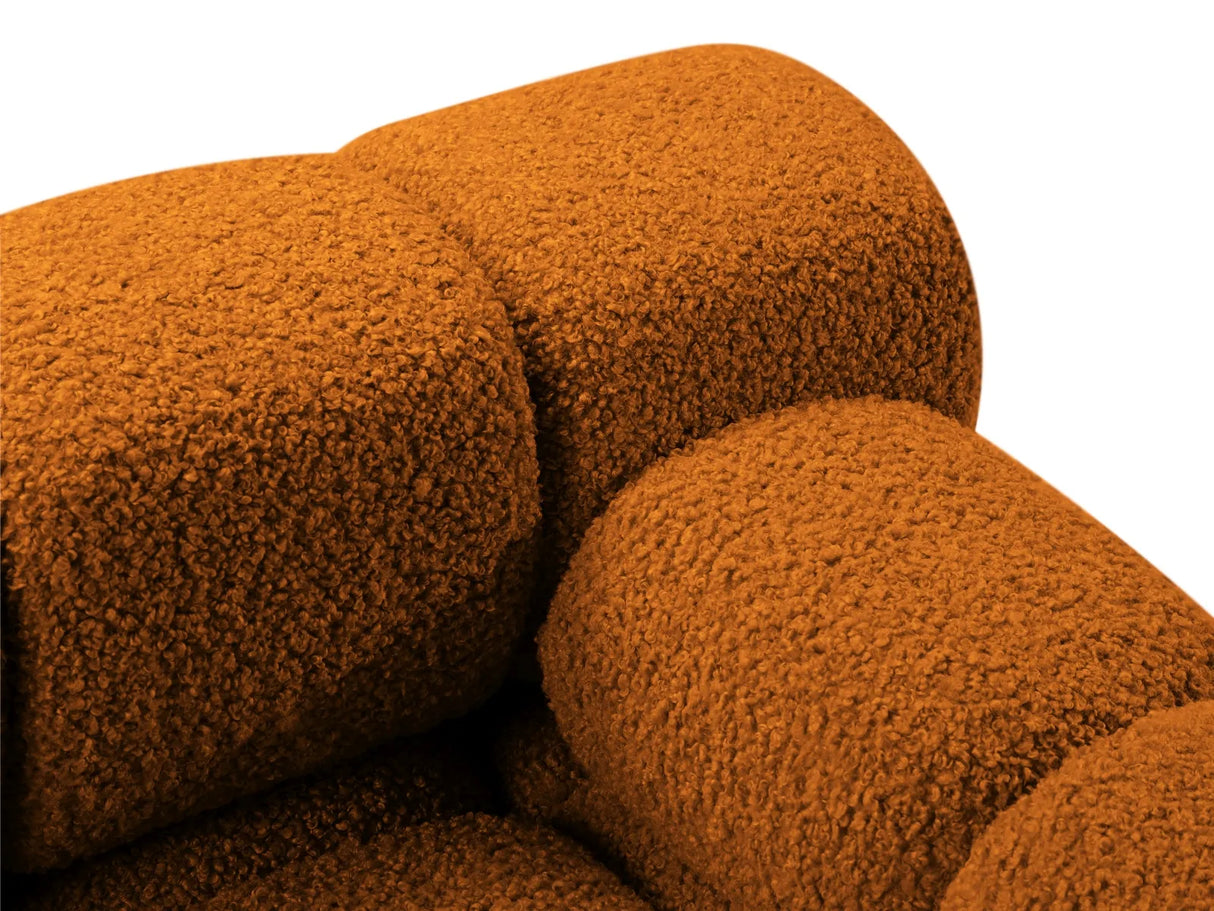 Bellis Modulares 4-Sitzer Sofa Chaise Longue Rechts 282 cm mit Boucle-Polsterung (Rolf10) in Ziegel – Bild 4