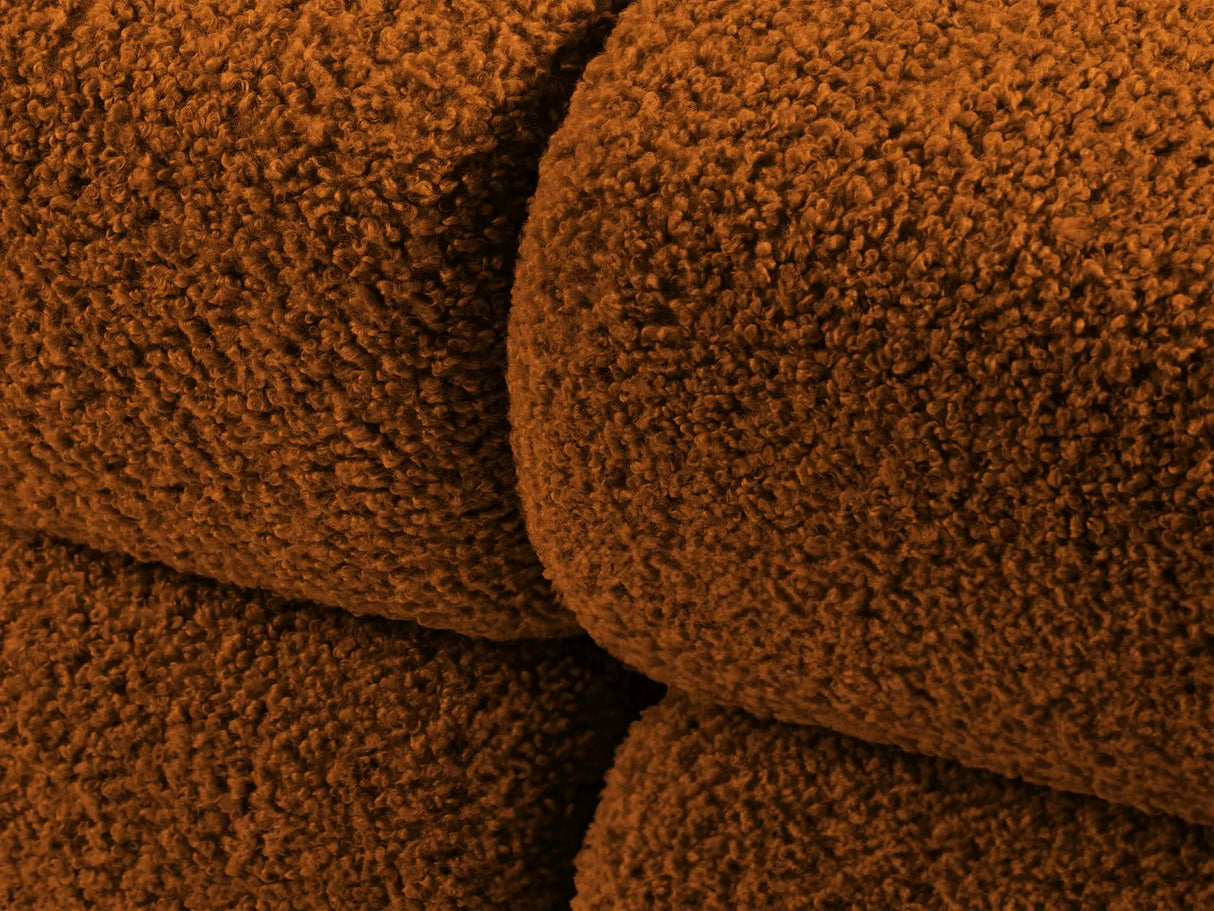 Bellis Modulares 4-Sitzer Sofa Chaise Longue Rechts 282 cm mit Boucle-Polsterung (Rolf10) in Ziegel – Bild 7