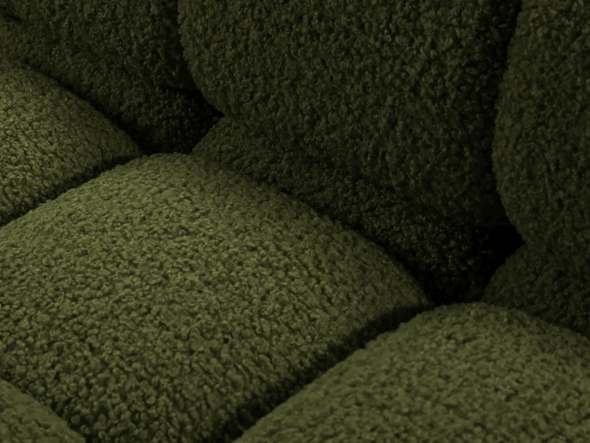 Bellis Modulares 4-Sitzer Sofa Chaise Longue Rechts 282 cm mit Boucle-Polsterung (Rolf14) in Grün – Bild 5