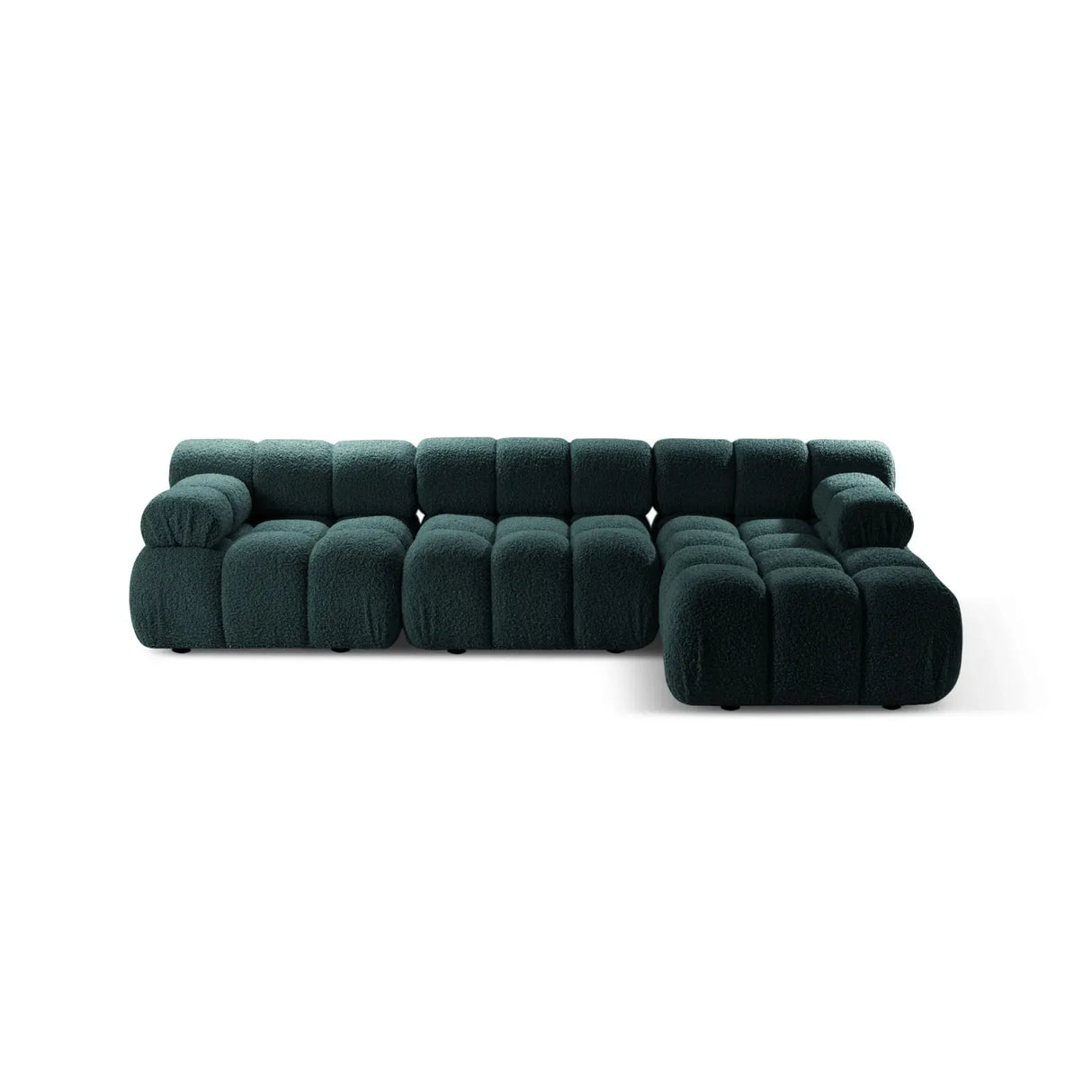 Bellis Modulares 4-Sitzer Sofa Chaise Longue Rechts 282 cm mit Boucle-Polsterung - ZEN ZONE Furniture