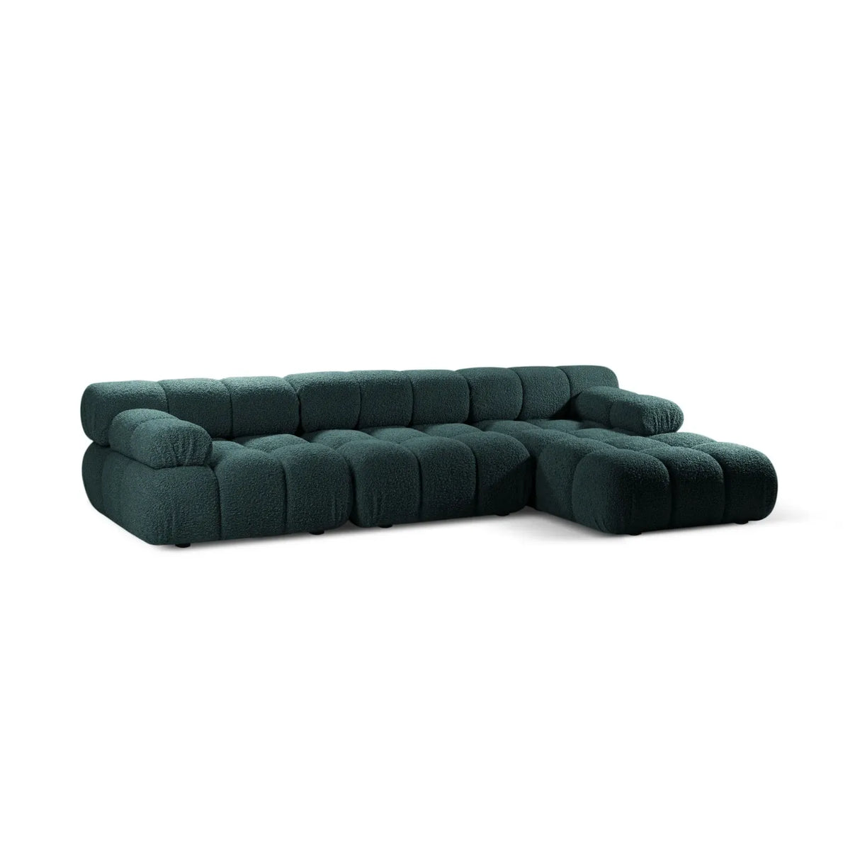 Bellis Modulares 4-Sitzer Sofa Chaise Longue Rechts 282 cm mit Boucle-Polsterung - ZEN ZONE Furniture