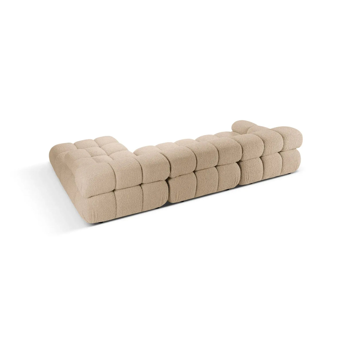 Bellis Modulares 4-Sitzer Sofa Chaise Longue Rechts 282 cm mit Boucle-Polsterung - ZEN ZONE Furniture