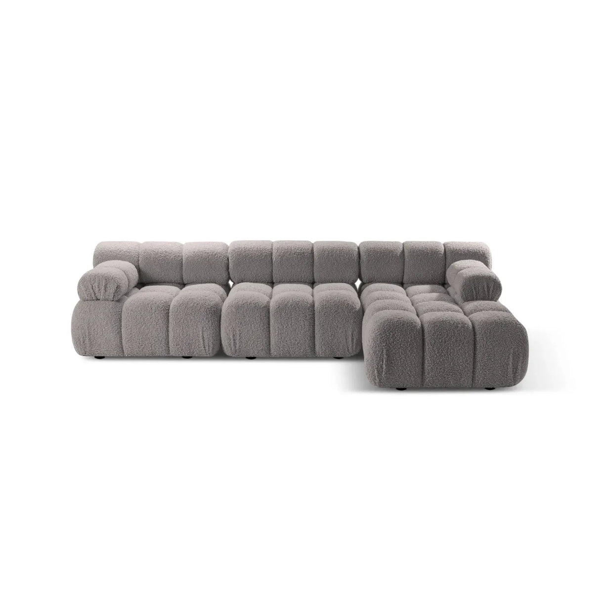Bellis Modulares 4-Sitzer Sofa Chaise Longue Rechts 282 cm mit Boucle-Polsterung - ZEN ZONE Furniture