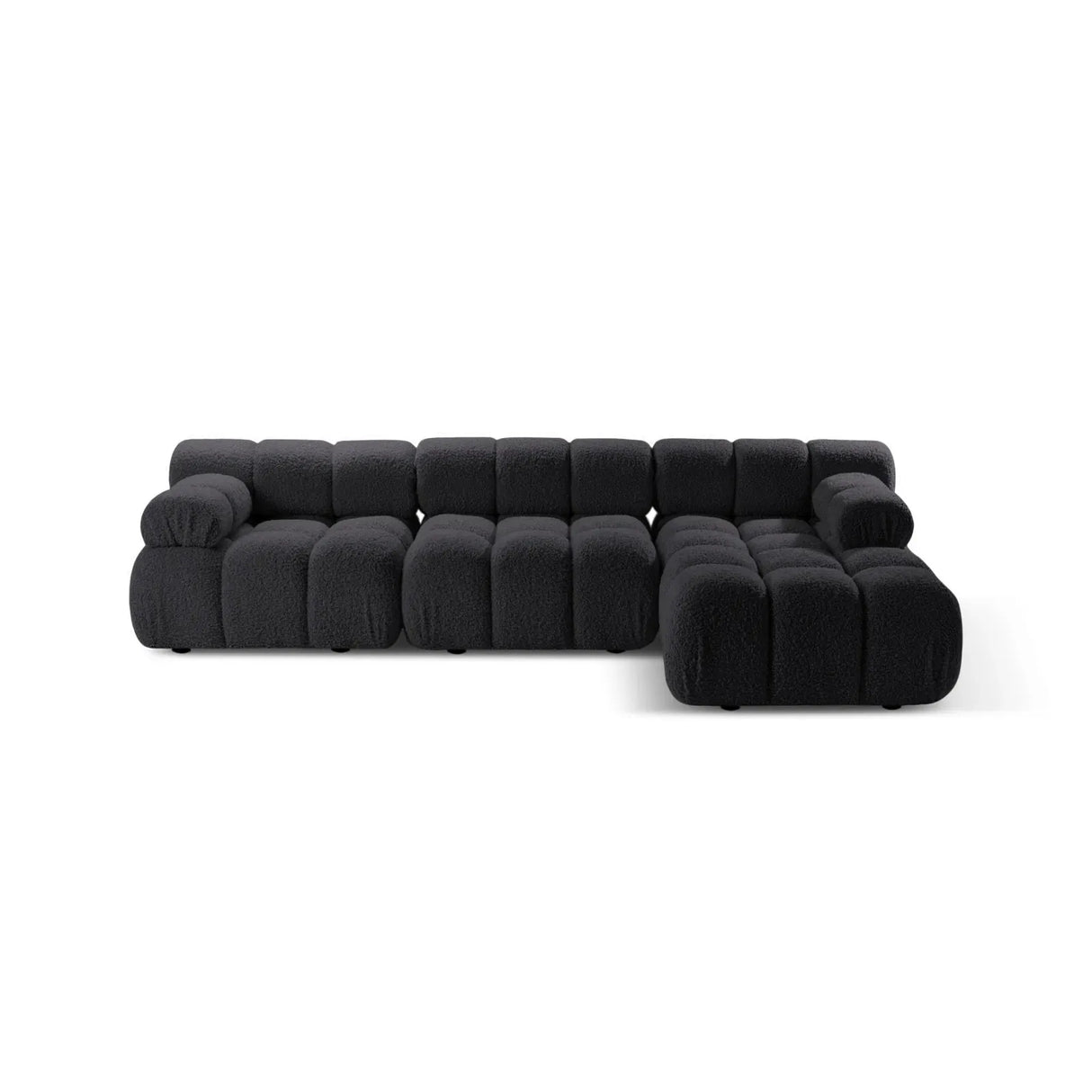 Bellis Modulares 4-Sitzer Sofa Chaise Longue Rechts 282 cm mit Boucle-Polsterung - ZEN ZONE Furniture