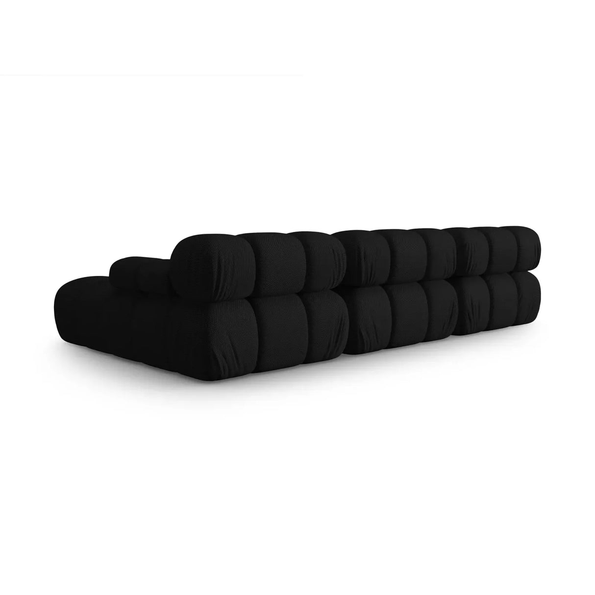 Bellis Modulares 4-Sitzer Sofa Chaise Longue Rechts mit Samtbezug oder 3D-Stoff, 282 cm - ZEN ZONE Furniture