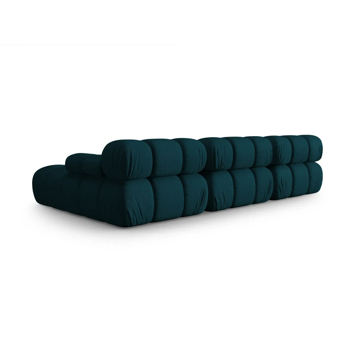 Bellis Modulares 4-Sitzer Sofa Chaise Longue Rechts mit Samtbezug oder 3D-Stoff, 282 cm - ZEN ZONE Furniture
