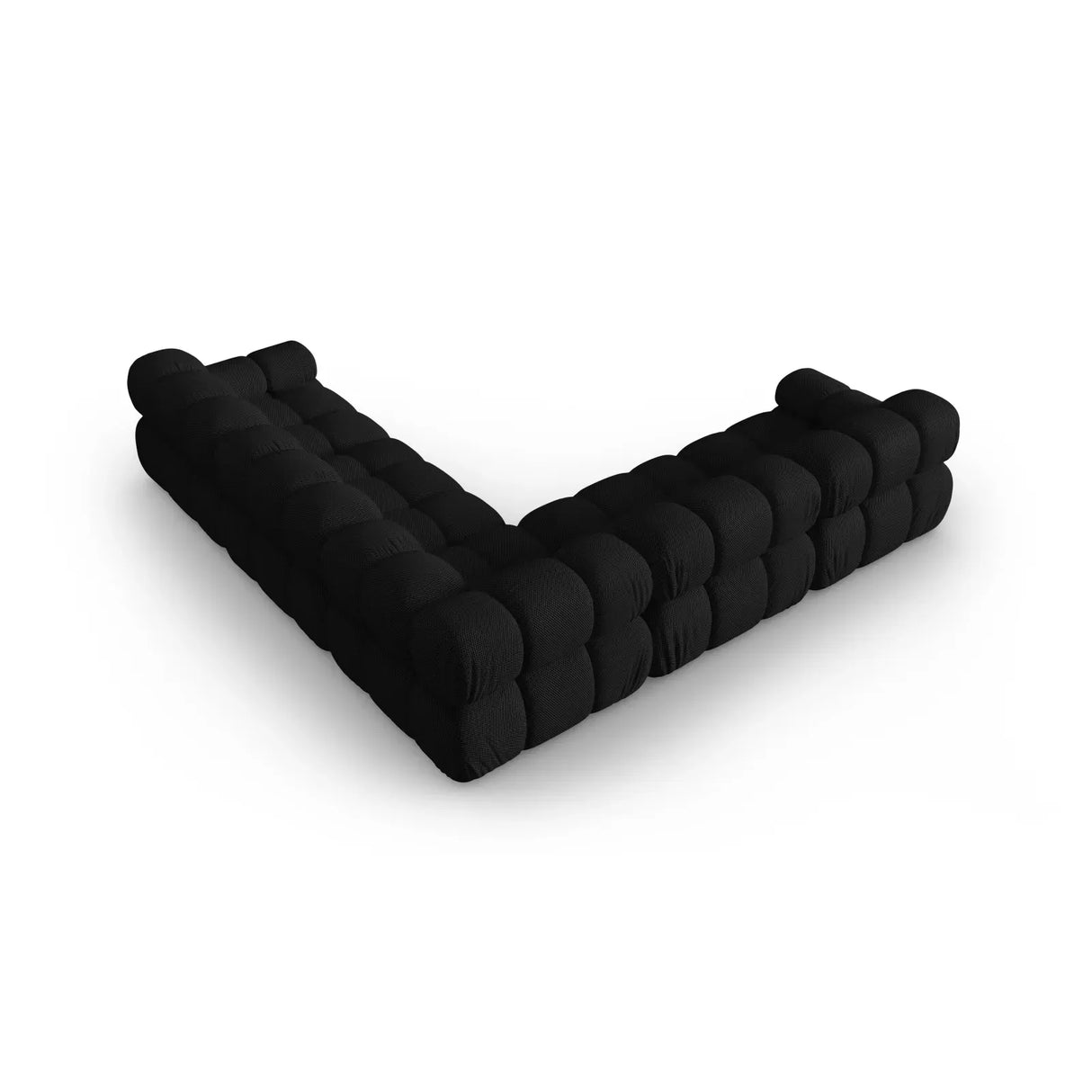 Bellis Modulares 5-Sitzer Ecksofa mit Samtbezug oder 3D-Stoff 282 cm - ZEN ZONE Furniture