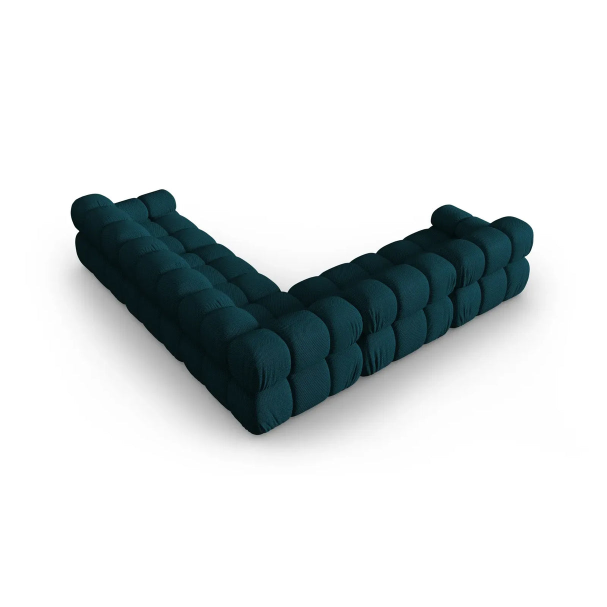Bellis Modulares 5-Sitzer Ecksofa mit Samtbezug oder 3D-Stoff 282 cm - ZEN ZONE Furniture