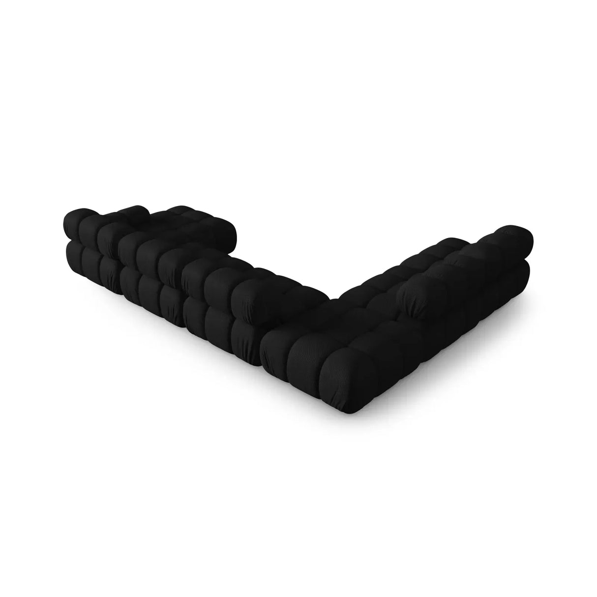 Bellis Modulares Sofa 6 Module Chaise Longue Links mit Samtbezug oder 3D-Stoff, 376x282 cm - ZEN ZONE Furniture