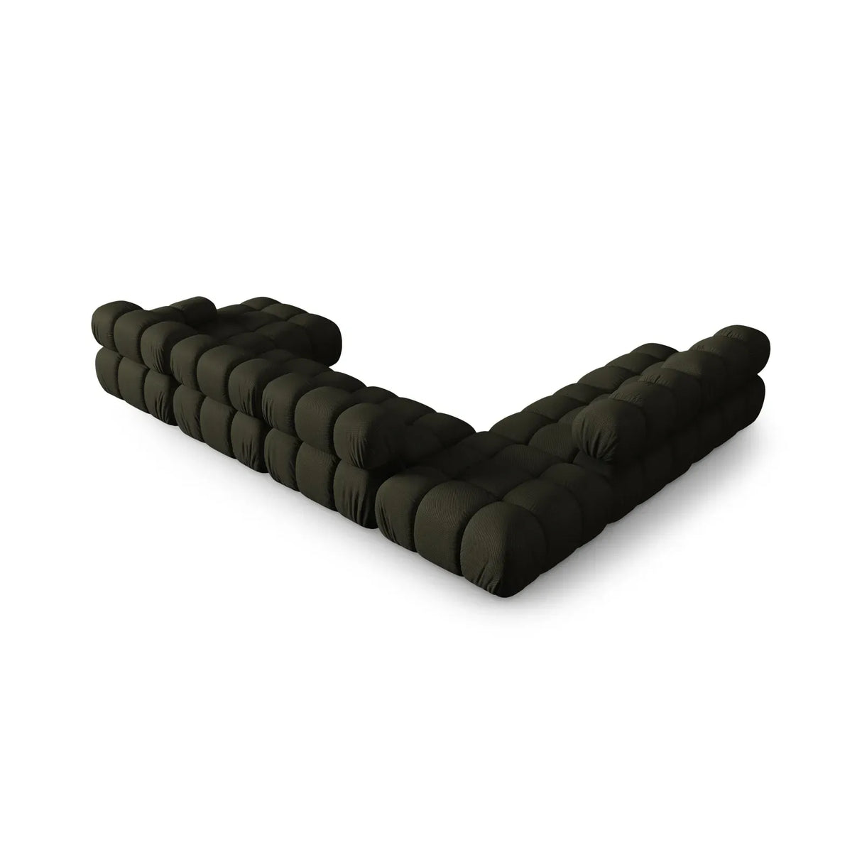 Bellis Modulares Sofa 6 Module Chaise Longue Links mit Samtbezug oder 3D-Stoff, 376x282 cm - ZEN ZONE Furniture