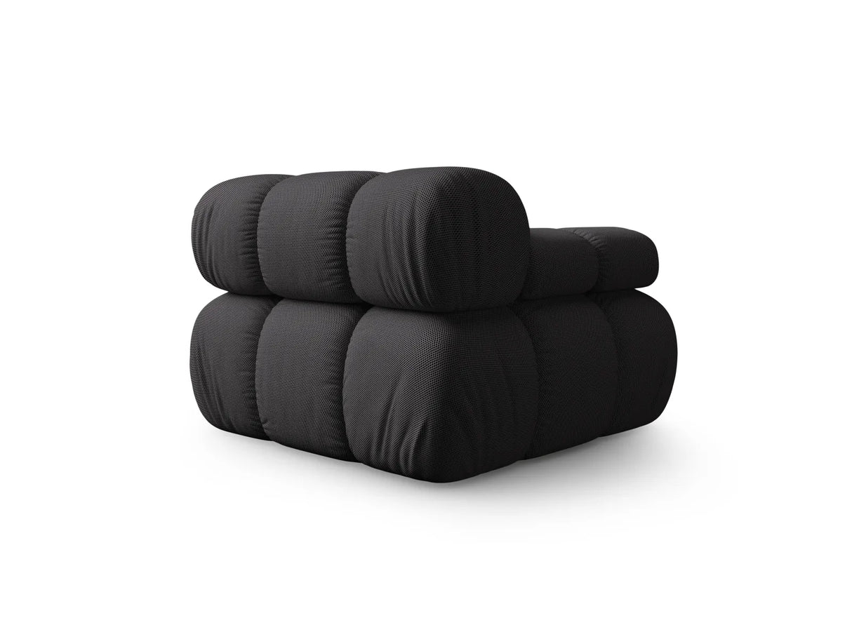 Bellis Modulares Sofa Eckmodul Links mit 3D-Stoff (Son15) in Espresso, 94 cm – Bild 3