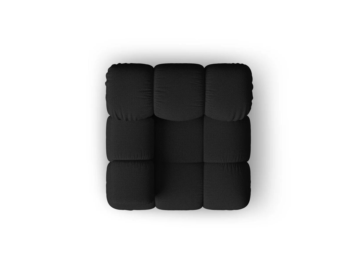 Bellis Modulares Sofa Eckmodul Links mit 3D-Stoff (Son19) in Schwarz, 94 cm – Bild 3