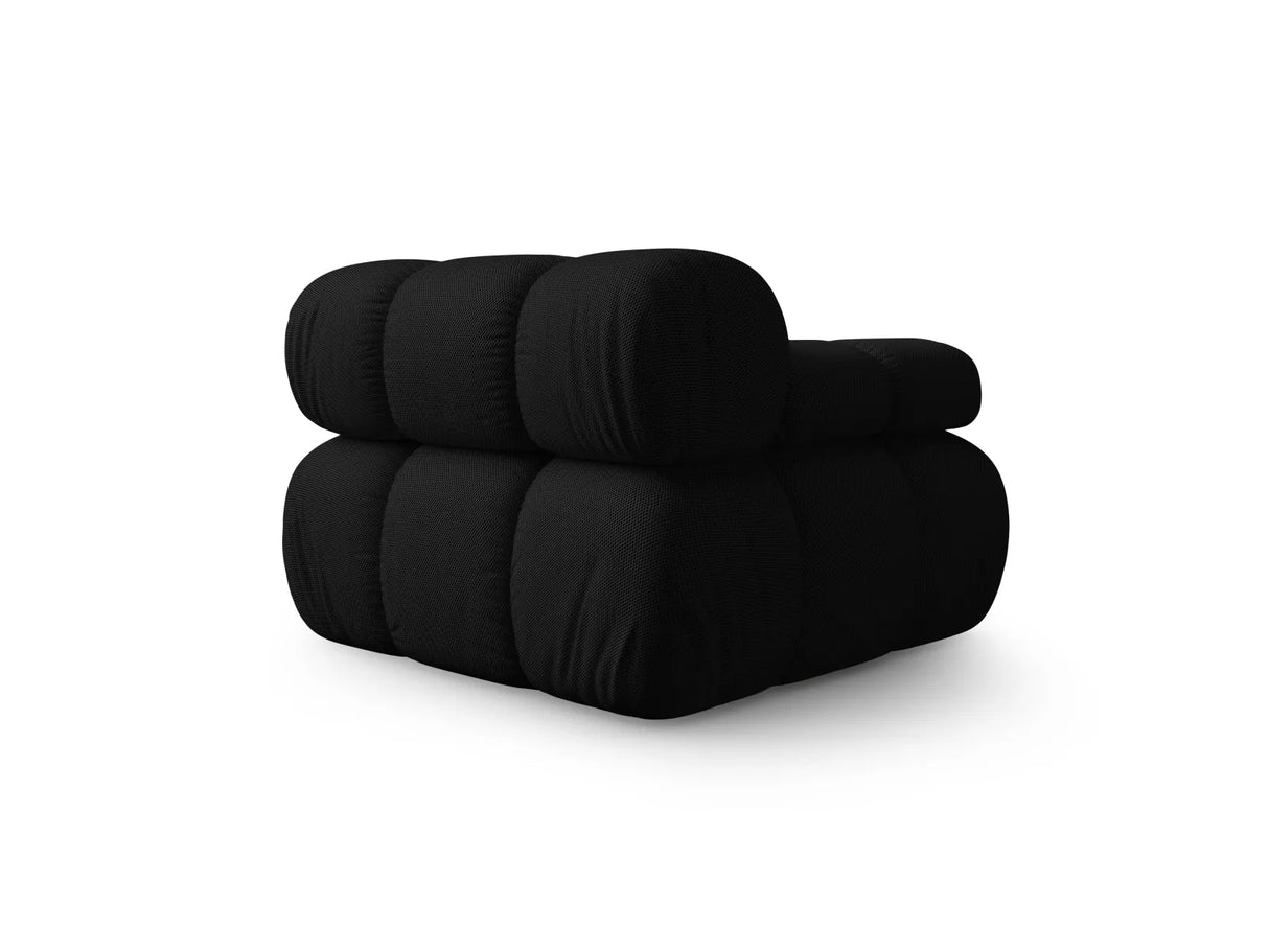 Bellis Modulares Sofa Eckmodul Links mit 3D-Stoff (Son19) in Schwarz, 94 cm – Bild 4