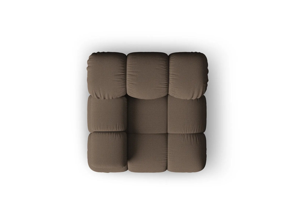 Bellis Modulares Sofa Eckmodul Links mit 3D-Stoff (Son40) in Braun, 94 cm – Bild 3