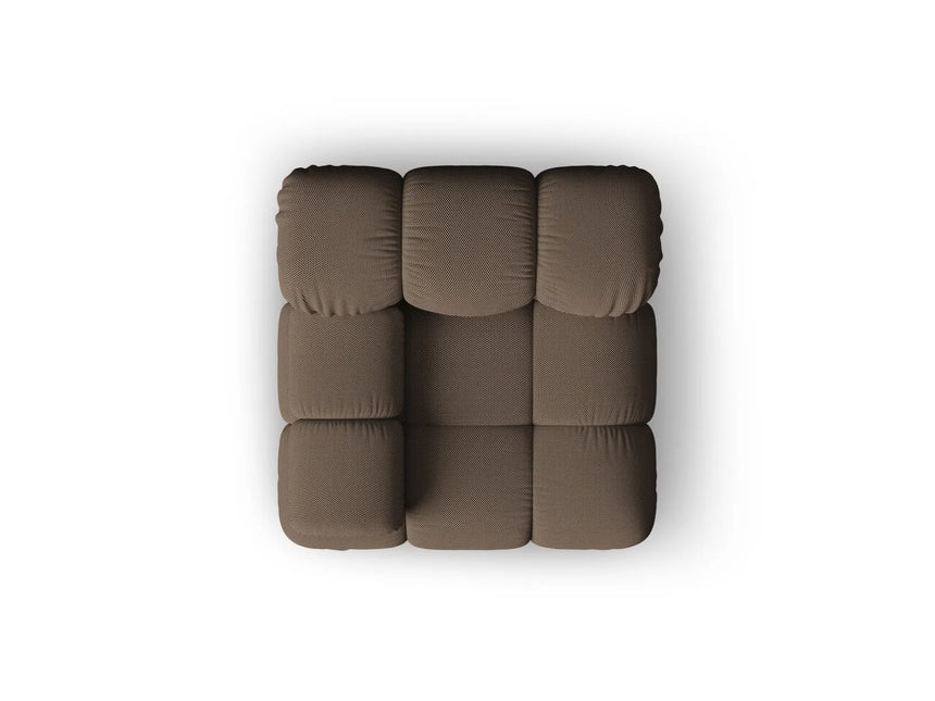 Bellis Modulares Sofa Eckmodul Links mit 3D-Stoff (Son40) in Braun, 94 cm – Bild 3